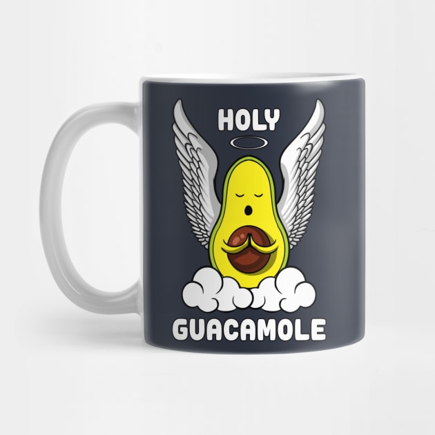 Funny Holy Guacamole Funny Avocado Vegan Joke by underheaven